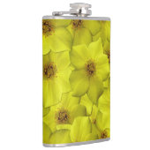 低木状のシニーフォイルのシームレスパターン フラスク (右)