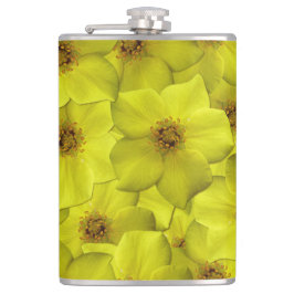 低木状のシニーフォイルのシームレスパターン フラスク