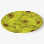 低木状のシニーフォイルのシームレスパターン ペーパープレート (アングル)