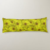 低木状のシニーフォイルのシームレスパターン ボディピロー (裏面)