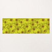 低木状のシニーフォイルのシームレスパターン ヨガマット (裏面(横))