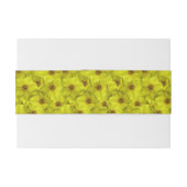 低木状のシニーフォイルのシームレスパターン 招待状ベリーバンド (裏面例)