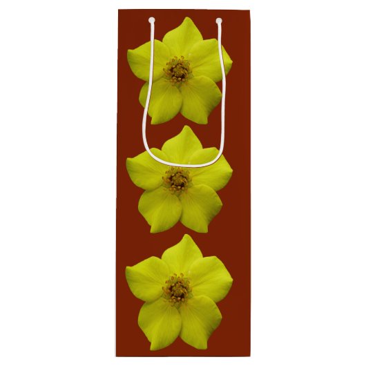 低木状チンコフォイル#1 ワインギフトバッグ (正面)