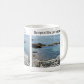 低潮半透明海聖句の写真 コーヒーマグカップ (正面右)