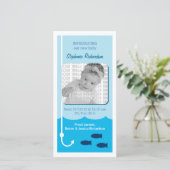 低潮時魚釣りベビー発表 案内状 (スタンド正面)