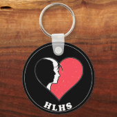 低発離れ生ハート症候群(HLHS)キーチェーン キーホルダー (正面)