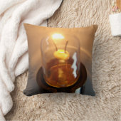 低白熱［赤熱］光を放つ電圧電球 クッション (ブランケット)