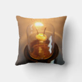 低白熱［赤熱］光を放つ電圧電球 クッション (裏面)