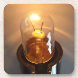 低白熱［赤熱］光を放つ電圧電球 コースター