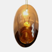 低白熱［赤熱］光を放つ電圧電球 セラミックオーナメント (右)