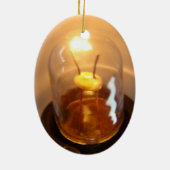 低白熱［赤熱］光を放つ電圧電球 セラミックオーナメント (裏面)