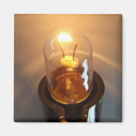 低白熱［赤熱］光を放つ電圧電球 マグネット