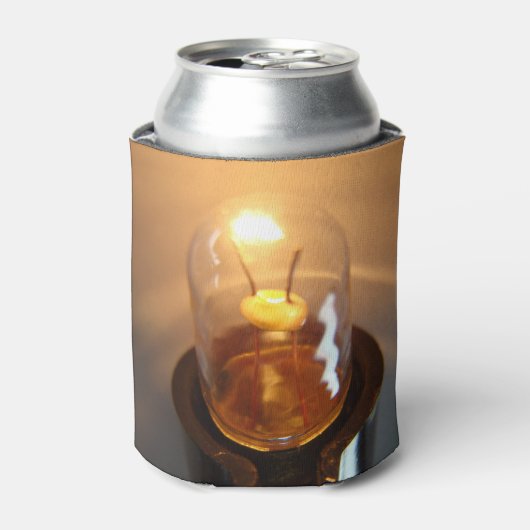 低白熱［赤熱］光を放つ電圧電球 缶クーラー (缶正面)