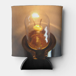 低白熱［赤熱］光を放つ電圧電球 缶クーラー