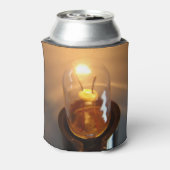 低白熱［赤熱］光を放つ電圧電球 缶クーラー (缶裏面)