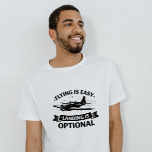 低空ユーモア 戦闘機パイロットTシャツ Tシャツ