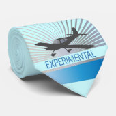 低翼の実験飛行機 ネクタイ (ロール)