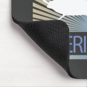 低翼の実験飛行機 マウスパッド (コーナー)