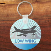 低翼航空機 キーホルダー (正面)
