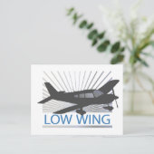 低翼航空機 ポストカード (スタンド正面)