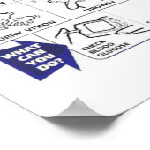 低血糖性シンボルや象徴ポスター ポスター (角)