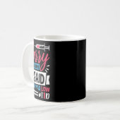 低血糖時の暴言Tシャツ コーヒーマグカップ (正面左)