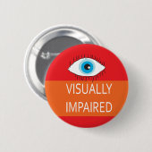 低視力用の視覚障害ピンバッジ 缶バッジ (正面&裏面)