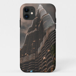 低角の高褐色の上昇建物iphoneケース iPhone 11 ケース