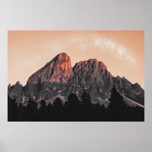 低角岩層の写真 ポスター (正面)