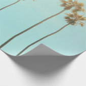 低角度写真ココナツの木 ラッピングペーパー (角)