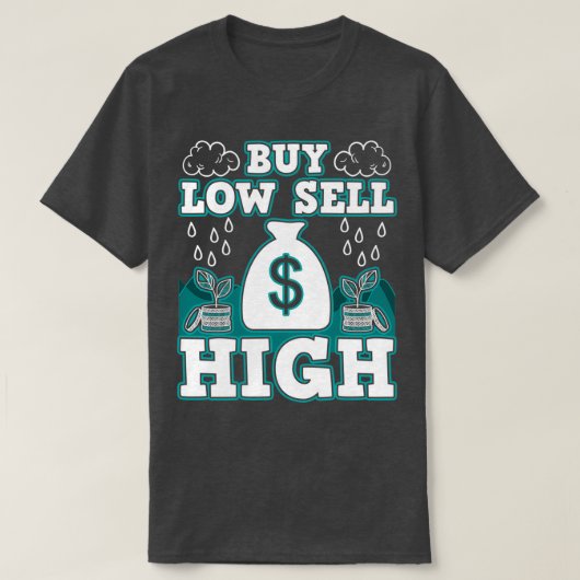 低買売高の取引おもしろい投資家Crypto 1 Tシャツ (デザイン正面)