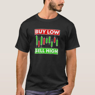 低買売高キャンドルスティック Tシャツ
