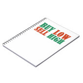 低買、高を売る、取引と投資の基礎 ノートブック (左側)