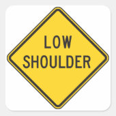 低路肩標識 スクエアシール (正面)