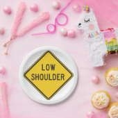 低路肩標識 ペーパープレート (パーティー)