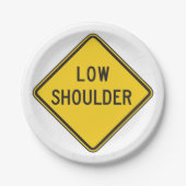 低路肩標識 ペーパープレート (正面)