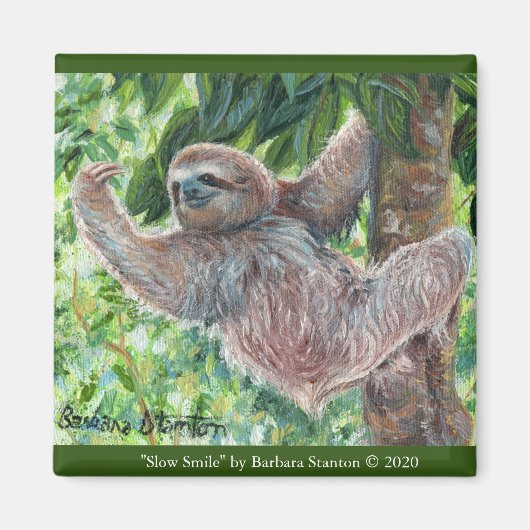 「低速スマイル」 マグネット (正面)