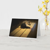 低速日、カード カード (黄色い花)