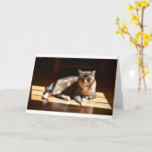 低速日、カード カード (黄色い花)