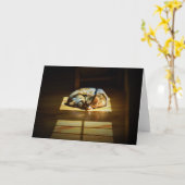 低速日、カード カード (黄色い花)