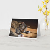 低速日、カード カード (黄色い花)