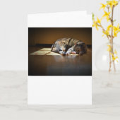 低速日、カード カード (黄色い花)