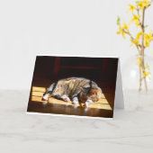 低速日、カード カード (黄色い花)