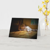 低速日、カード カード (黄色い花)