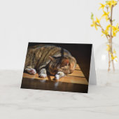 低速日、カード カード (黄色い花)