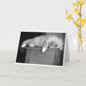 低速日、カード カード (黄色い花)