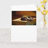 低速日、カード カード (黄色い花)