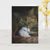 低速日、カード カード (黄色い花)