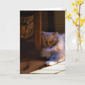 低速日、カード カード (黄色い花)