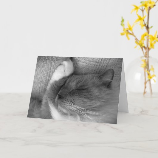 低速日、カード カード (黄色い花)